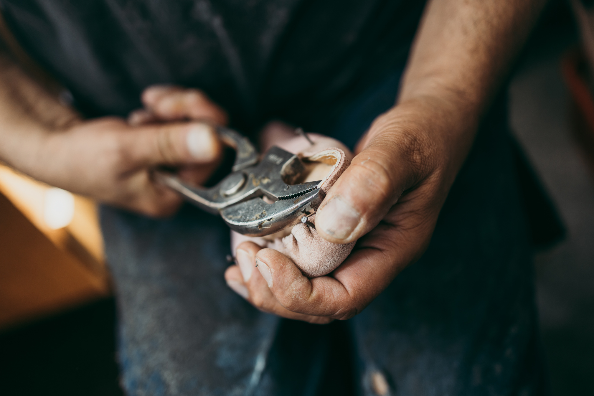Traditional shoe making